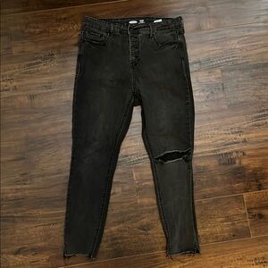 Old navy rockstar Black Distressed Jeans